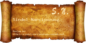 Sindel Narcisszusz névjegykártya